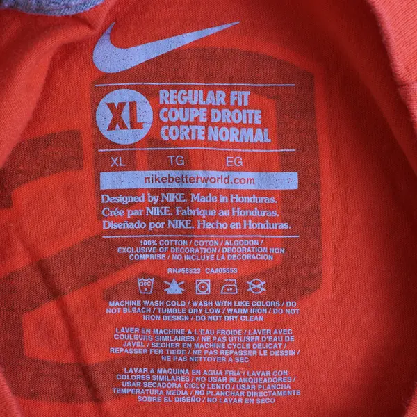 Nike Oregon State University OR "Go Beavs" Orange Short Sleeve T-Shirt Men's XL