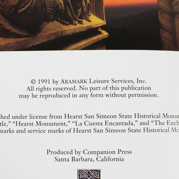 Hearst Castle The Official Pictorial Guide by Nancy E Loe 1991 1st Edition PB