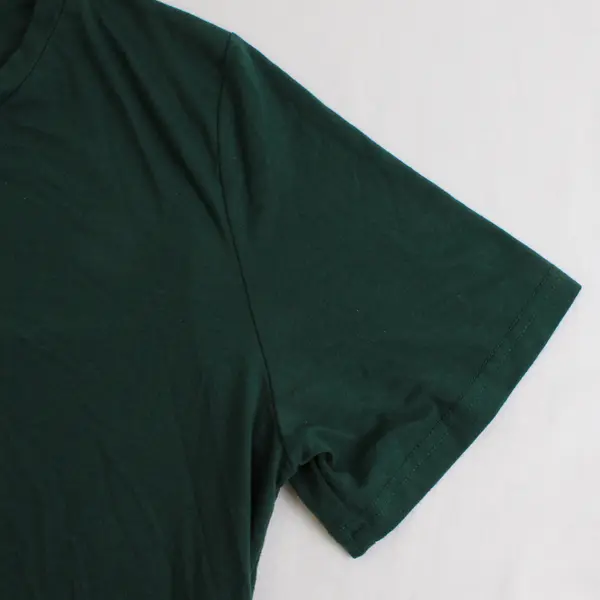 Your Style Solid Forest Green Short Sleeve T-Shirt Dress W/ Pockets Women's 2XL