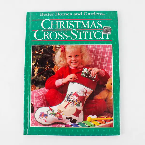 Better Homes and Gardens Christmas Cross-Stitch 1987 Hardcover Good Condition