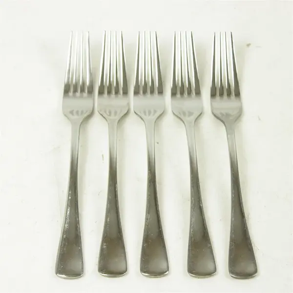 Set of 5 Oneida Caswell Stainless Salad Forks 7.25 in