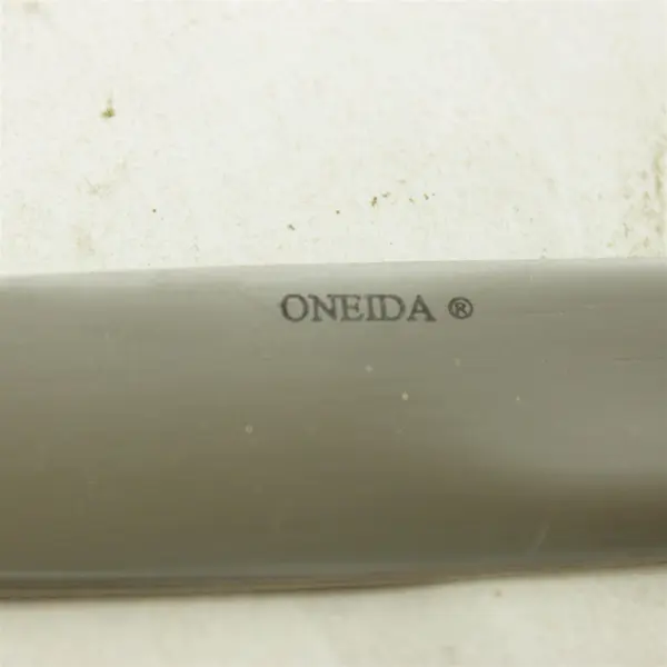 Set of 4 Oneida Caswell Stainless Solid Dinner Knives - Used