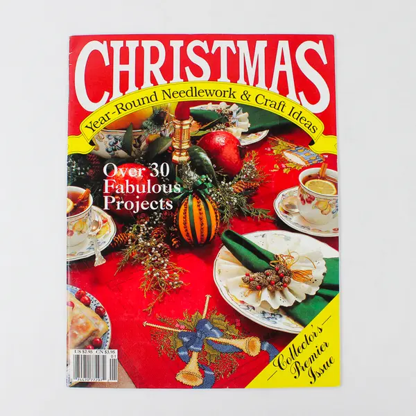 2 Christmas Year-Round Needlework & Craft Ideas Magazine Premier Issues 1990