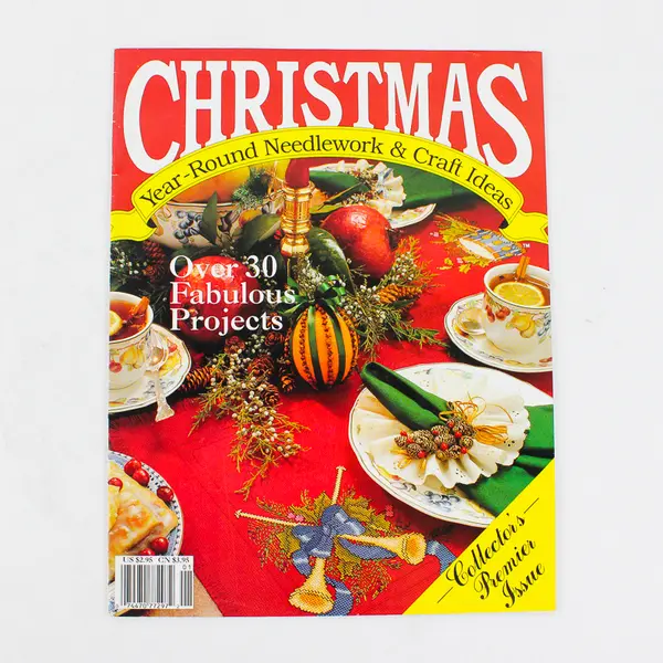 2 Christmas Year-Round Needlework & Craft Ideas Magazine Premier Issues 1990