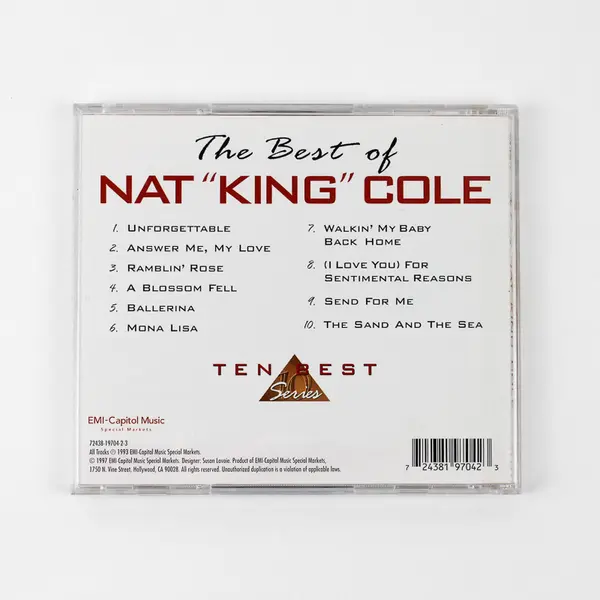 Best of Nat "King" Cole by Nat "King" Cole CD, 1997 # 72438-19704-2-3