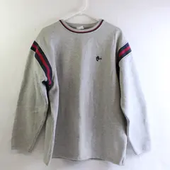 Disney Store Gray Mickey Mouse Embroidered Long Sleeve Sweatshirt Men's Large