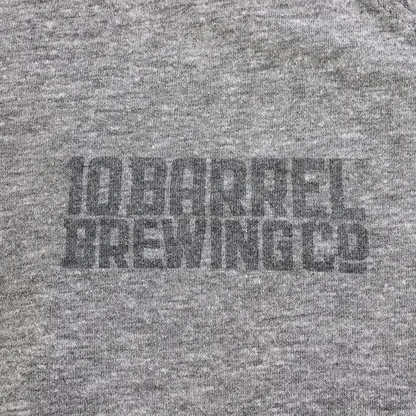 Next Level Apparel 10 Barrel Brewing Co. Gray Long-Sleeved Shirt Men's XL