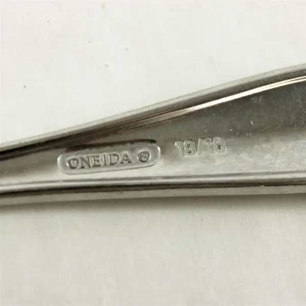 Set of 5 Oneida Carolina Stainless Oval Place Soup Spoons