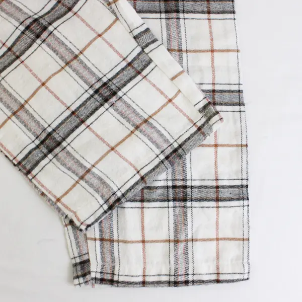 Northern Expedition Limited White/Gray Plaid Patterned Men's XL Pajama Pants