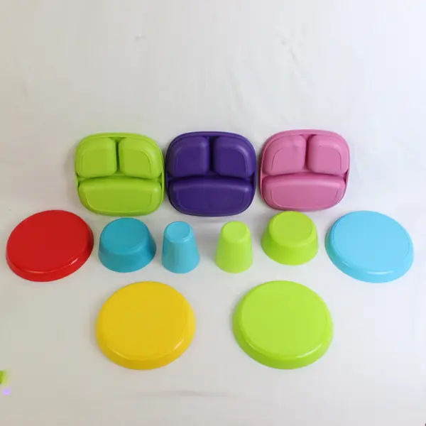 RePlay BPA Free Kids' Set: Bowls, Plates, Trays, Cups & Utensils #888-222-3053