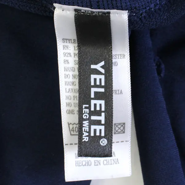 Yelete Leg Wear Navy Blue Leggings Women's One Size