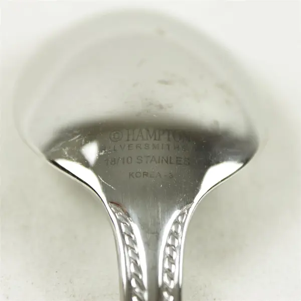 Set of 5 Hampton Silversmiths Stainless Place/Oval Soup Spoon