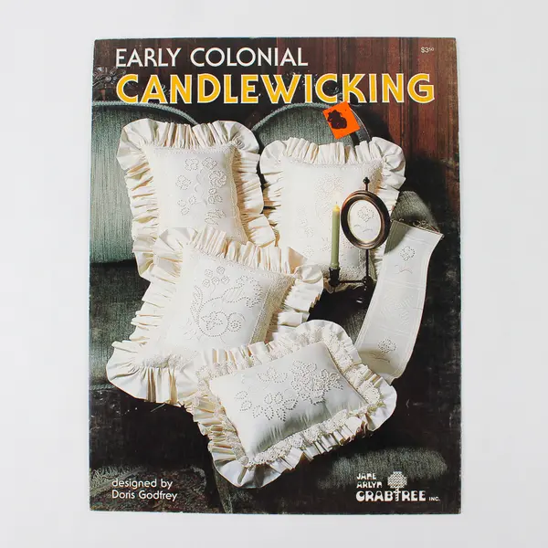 Vintage Lot of 2 Jane Arlyn Crabtree, Inc. Candlewicking Pattern Books 1983