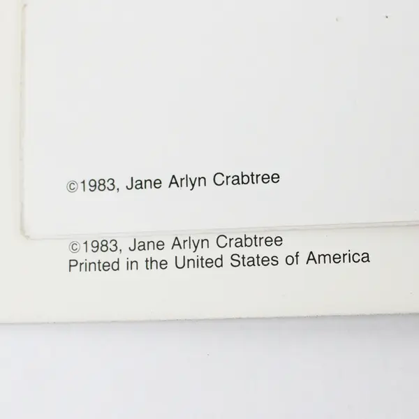 Vintage Lot of 2 Jane Arlyn Crabtree, Inc. Candlewicking Pattern Books 1983