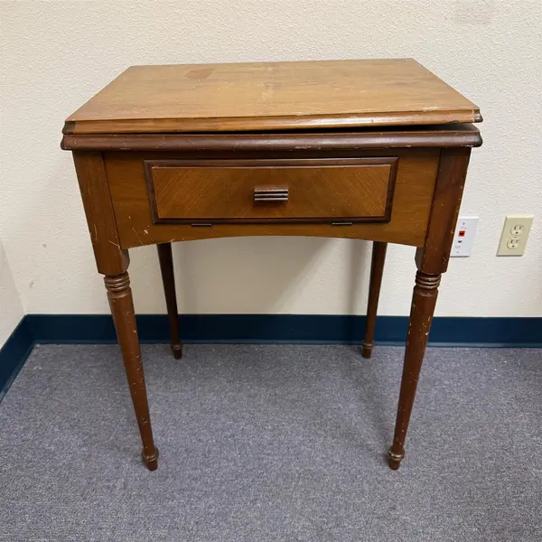 Vintage Singer Sewing Machine in Cabinet with Motor Control - Local Pickup Only
