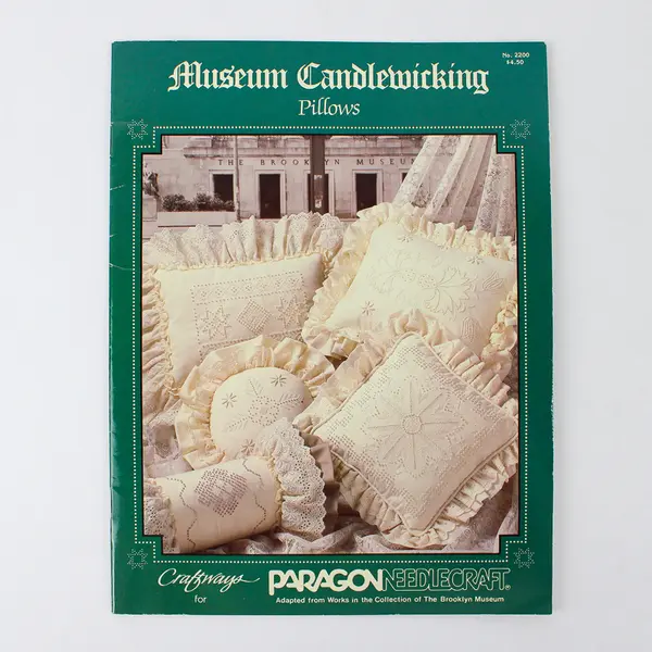 Lot of 2 Museum Candlewicking Pattern Booklets From Paragon Needlecraft