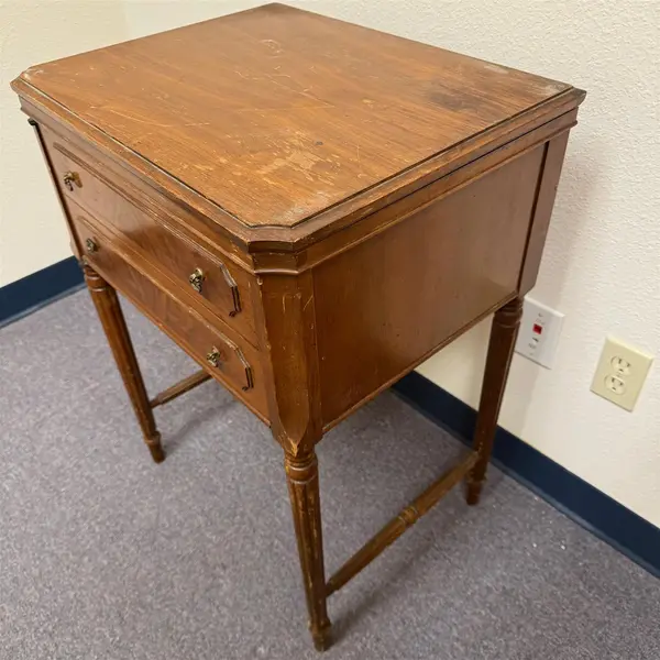 Vintage Domestic Sewing Machine in Cabinet - Local Pickup Only