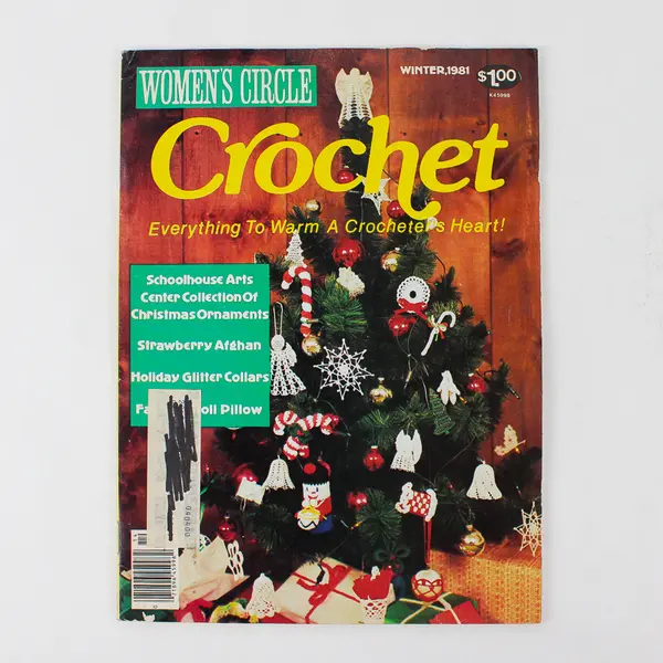 Vintage Lot of 2 Women's Circle Crochet Magazines Fall & Winter 1981 Issues