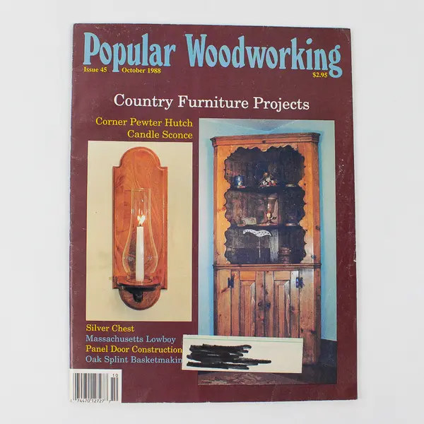 Vintage Popular Woodworking Magazine October 1988 Country Furniture Projects