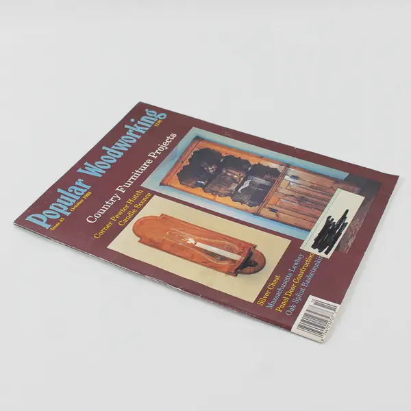 Vintage Popular Woodworking Magazine October 1988 Country Furniture Projects