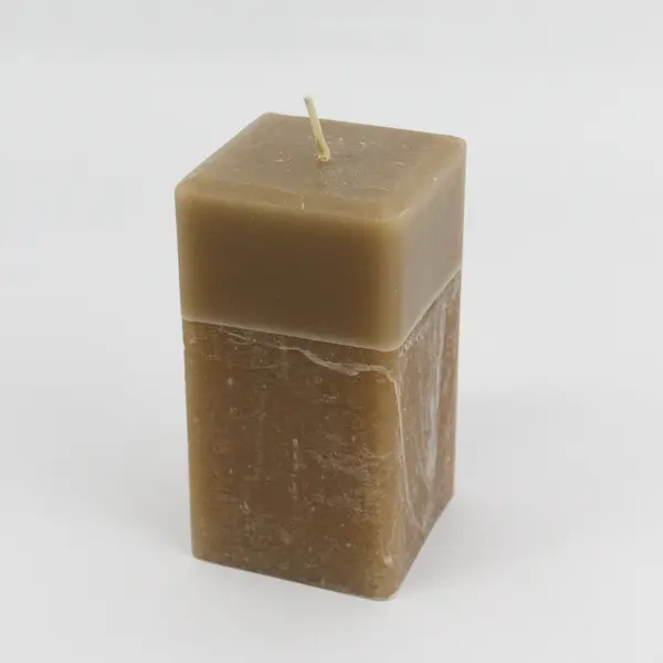 PartyLite Scented Chunk Square Pillar Candle 3275 Retired HTF 3 x 5 inches