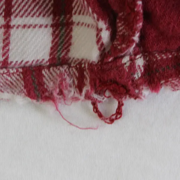 Faded Glory Red/White Plaid Patterned Pajama Pants Men's Size Large (36/38)