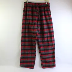 Cascade Casual Wear Red/Gray Plaid Patterned Pajama Pants Men's Size MD