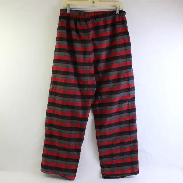 Cascade Casual Wear Red/Gray Plaid Patterned Pajama Pants Men's Size MD