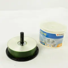 Lot of 23 Verbatim Blank CD-R 700MB 80Min Spindle Discs New/Unused Open Box