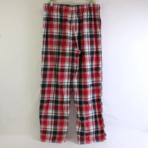 College Concepts Sport Red/White/Black Plaid Patterned Pajama Pants Men's Size L