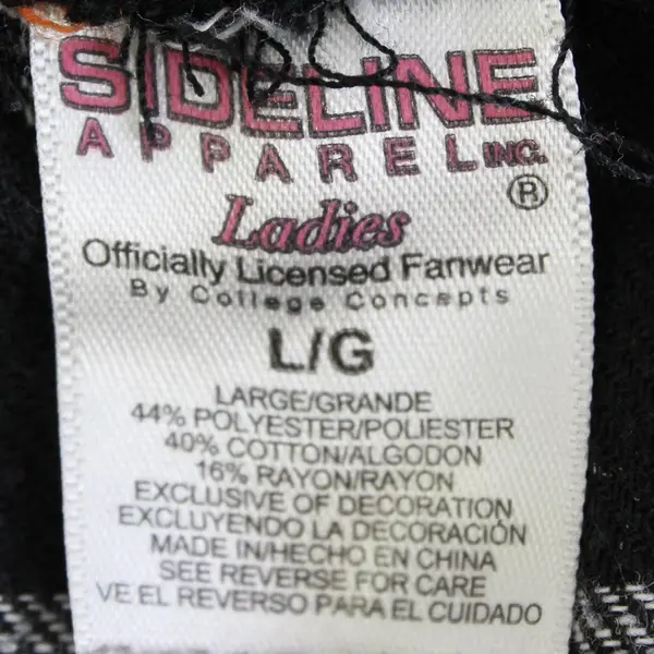 Sideline Apparel Orange/Black OSU Plaid Patterned Pajama Pants Women's Size L