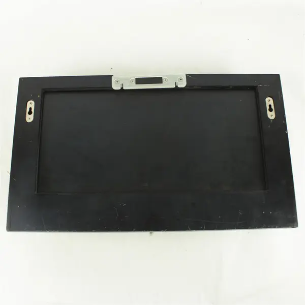 Black Wall Shelf Coat & Key Hanger w/ 3 Picture Frames 17.25"