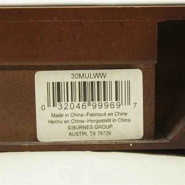 Lot of 2 Wood Crown Molding Floating Shelves Brown Cherry 24in