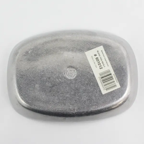 Wilton Armetale Bless This House Small Oval Tray 9.25"