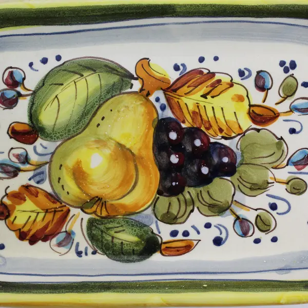 Small Rectangular Trinket Serving Tray Signed By Ammannati Of Italy 7"