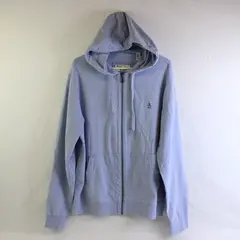 Penguin By Munsing Wear Blue Long Sleeve Full Zip Hooded Sweatshirt Women's XL