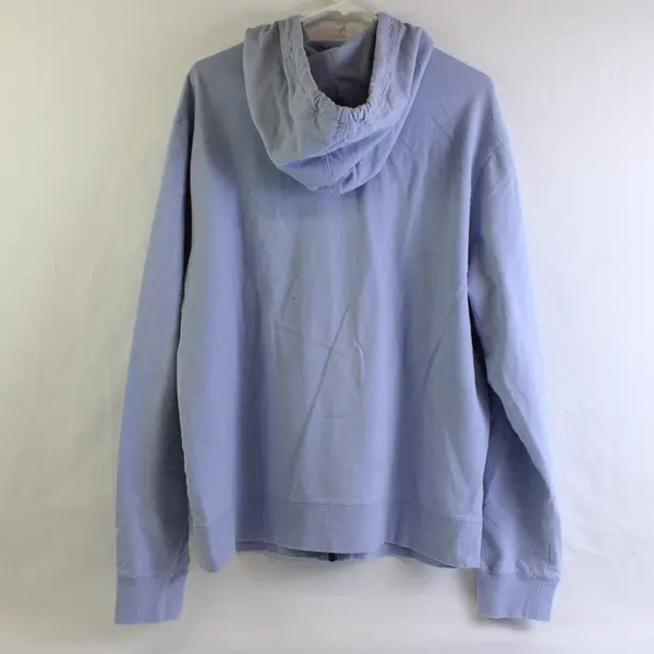 Penguin By Munsing Wear Blue Long Sleeve Full Zip Hooded Sweatshirt Women's XL