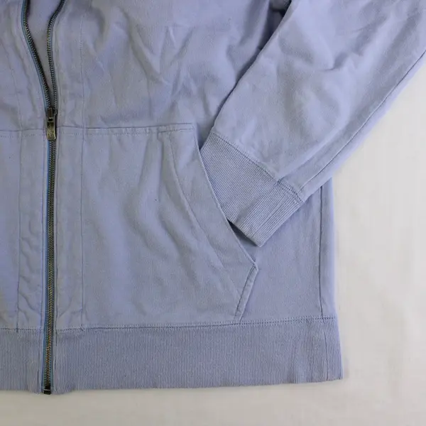Penguin By Munsing Wear Blue Long Sleeve Full Zip Hooded Sweatshirt Women's XL