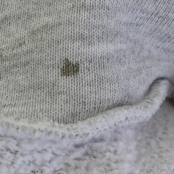 Jerzees Gray Long Sleeve Quarter Zip Mock Hood Sweatshirt Men's XL