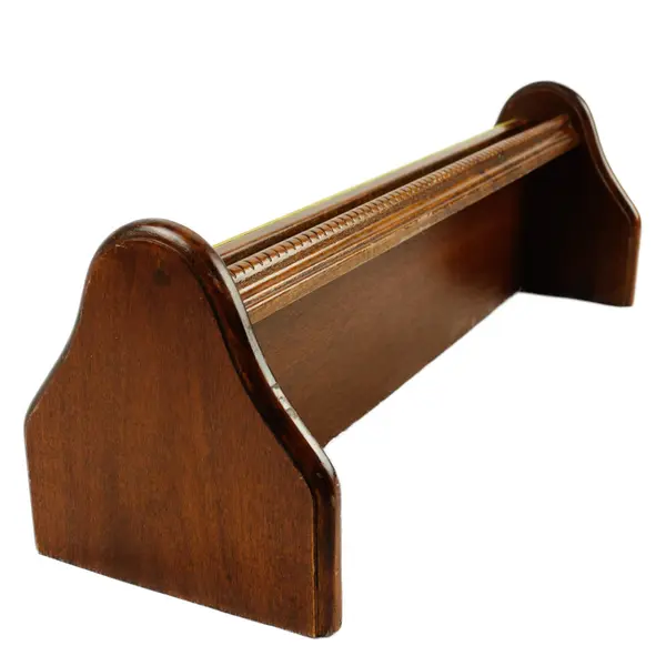 Brown Wooden Wall Shelf 20.5in Sturdy Small Books Decor Shelf