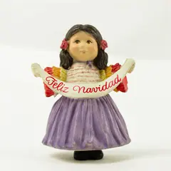 Hallmark 'Girl in Ruffles' Spanish Wish Sharing the Joy Figurine Collectible