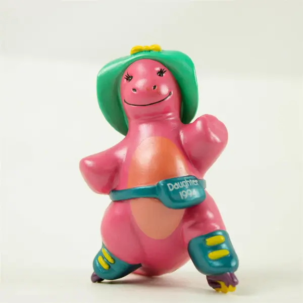 1994 Hallmark Keepsake Daughter Dinosaur Skates Christmas Ornament Vintage