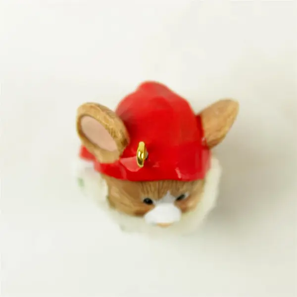Vintage 1984 Hallmark Keepsake Ornament Santa Mouse Christmas