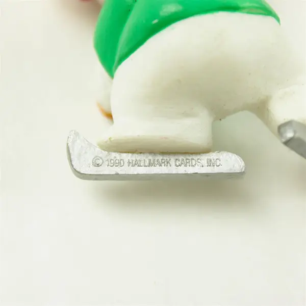 Vintage 90s Hallmark Christmas Ornament Son Ice Hockey Snowman No Box