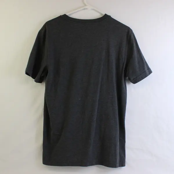 Arizona Jeans Co Solid Dark Gray Color Short Sleeve T-Shirt Men's Size Medium