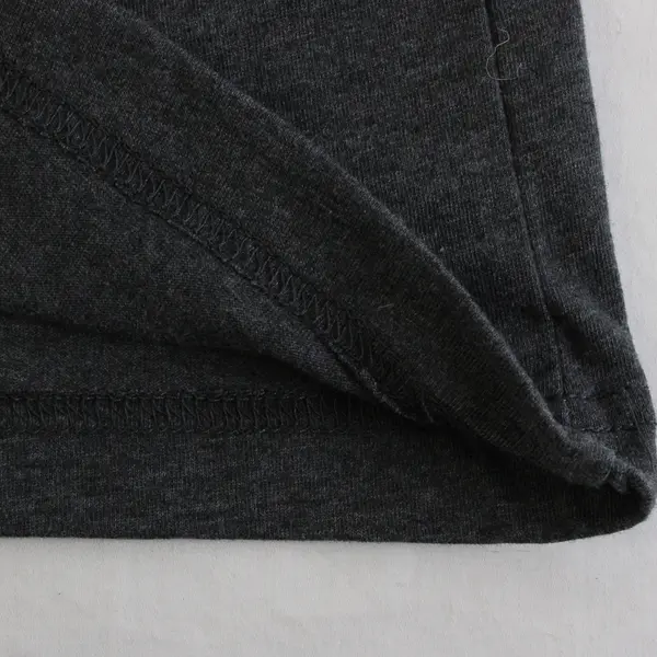 Arizona Jeans Co Solid Dark Gray Color Short Sleeve T-Shirt Men's Size Medium