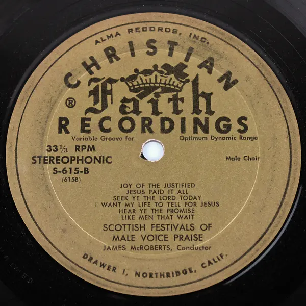 Scottish Festivals Of Male Voice Praise Voices Of Scotland, Vol. 3 LP Vinyl