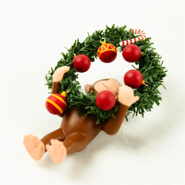 Vintage Hallmark Curious George Monkey See Keepsake  Christmas Ornament 2004 HTF