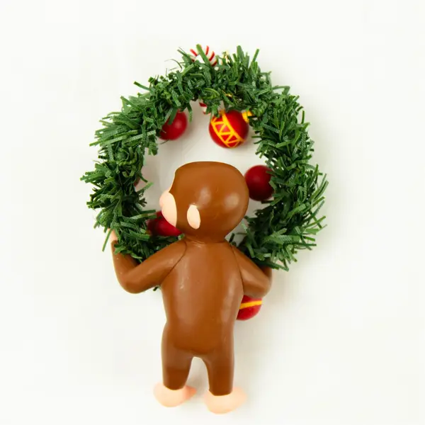 Vintage Hallmark Curious George Monkey See Keepsake  Christmas Ornament 2004 HTF