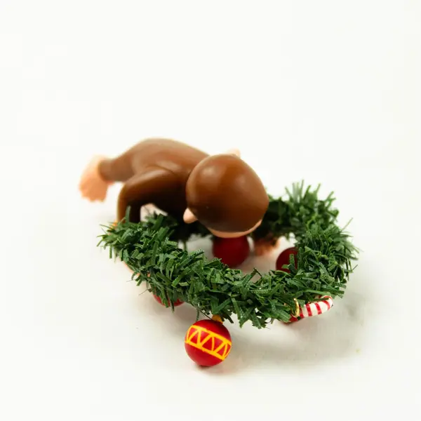 Vintage Hallmark Curious George Monkey See Keepsake  Christmas Ornament 2004 HTF